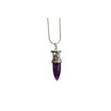 Bullet Style Stone Necklace - Bodacious Bijous