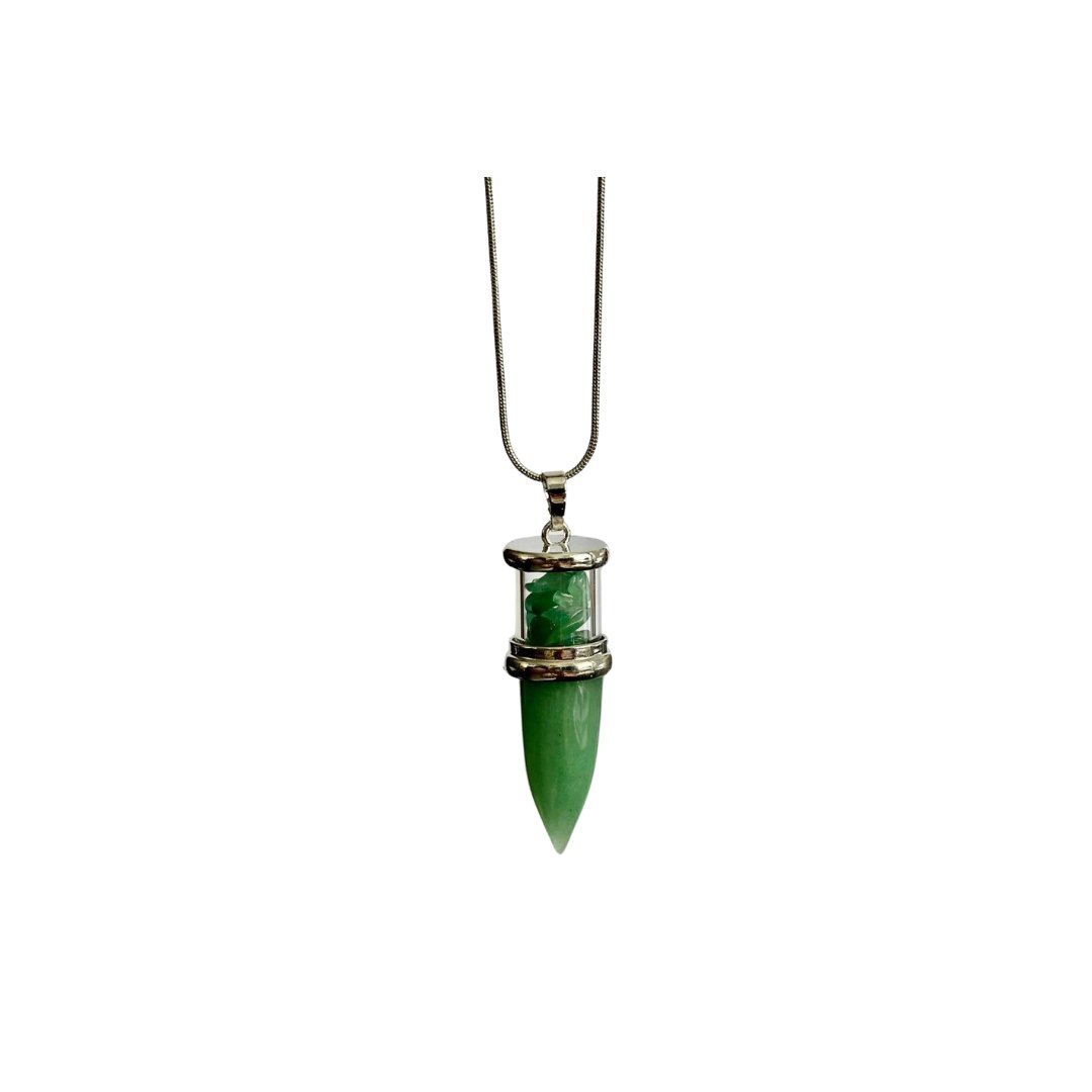 Bullet Style Stone Necklace - Bodacious Bijous