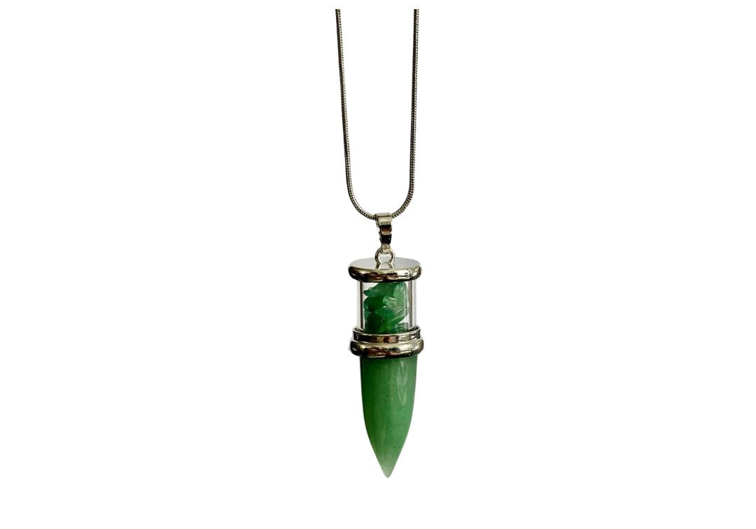 Bullet Style Stone Necklace - Bodacious Bijous