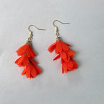 Layered Fabric Earrings - Bodacious BijousTurquoise